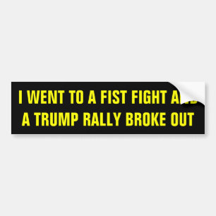 Adesivo Para Carro Fist Fight Trump Presidente