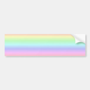 Adesivo Para Carro Fitas de Arco-Íris de Pastel - Padrão