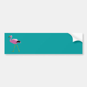 Adesivo Para Carro Flamingos cor-de-rosa