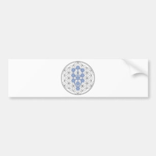 Adesivo Para Carro Flor da vida e árvore de vida