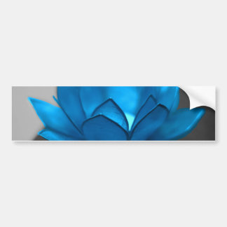 Adesivo Para Carro Flor de Lotus azul