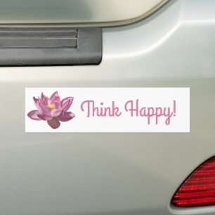 Adesivo Para Carro Flor de Lótus Rosa IV