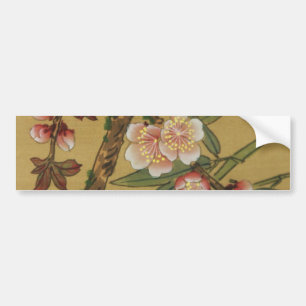 Adesivo Para Carro Flores Asiáticas Japonesas de Cerejeira Vintage