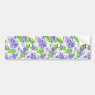Adesivo Para Carro Flores lilás aquáticas