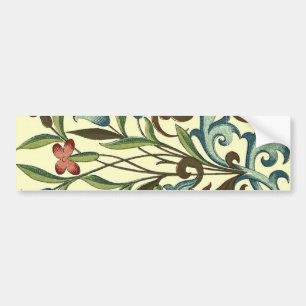 Adesivo Para Carro Flores Papel de Carteira Floral Art Nouveau Bonito