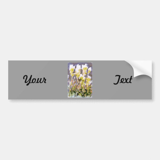 Adesivo Para Carro Flores Selvagens E Seu Texto (Frente)