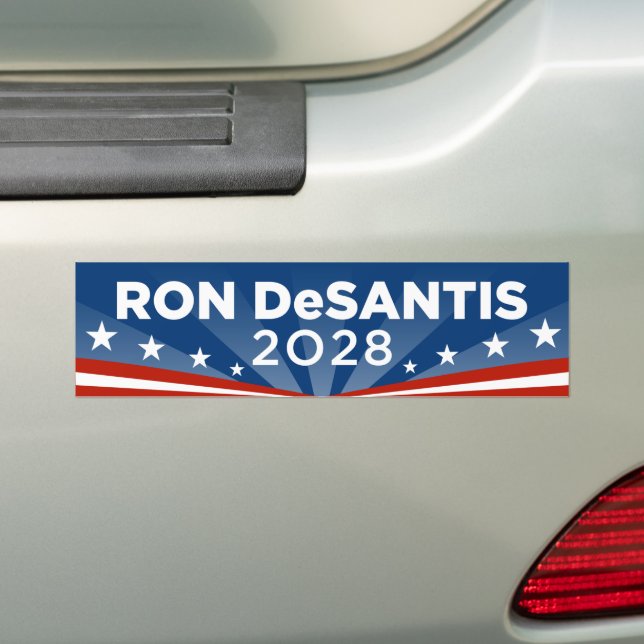 Adesivo Para Carro Florida Governador DeSantis 2028 (No carro)