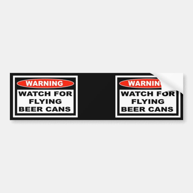 Adesivo Para Carro FlyingBeerCans, FlyingBeerCans (Frente)