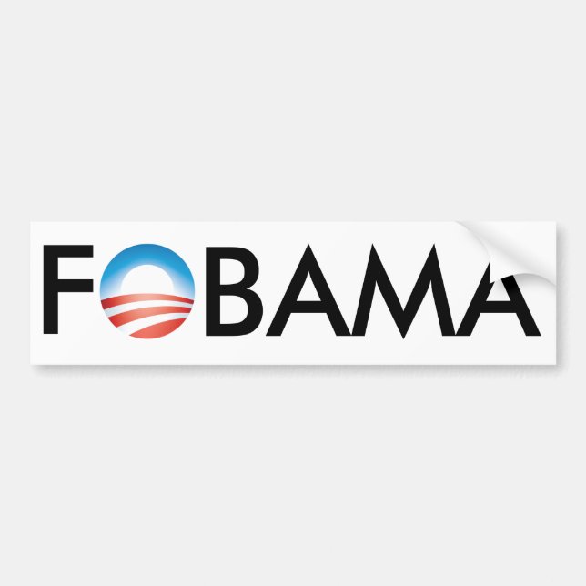 ADESIVO PARA CARRO FOBAMA (Frente)