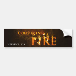 Adesivo Para Carro Fogo de consumo