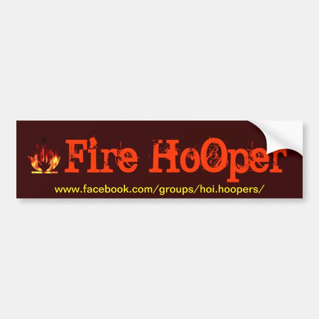 Adesivo Para Carro Fogo Hooper (Frente)