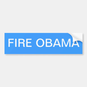 ADESIVO PARA CARRO FOGO OBAMA