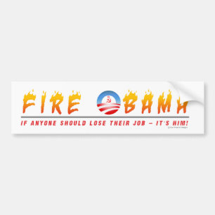 Adesivo Para Carro Fogo Obama