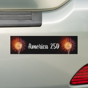 Adesivo Para Carro Fogos de Artifício Vermelhos, Brancos e Azuis I Pa