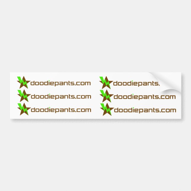 Adesivo Para Carro folha da etiqueta de DoodiePants.com 6 (Frente)
