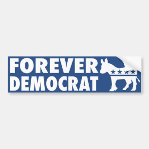 Adesivo Para Carro Forever Democrata