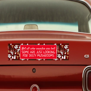 Adesivo Para Carro Forjando Mushroom Hunter Fungi Funny Original