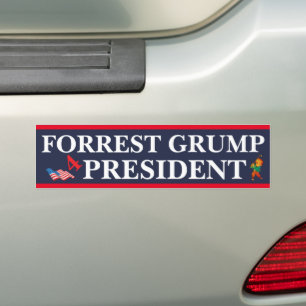 ADESIVO PARA CARRO FORREST GRUMP 4 PRESIDENTE