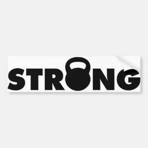Adesivo Para Carro FORTE - Motivação do Kettlebell Workout
