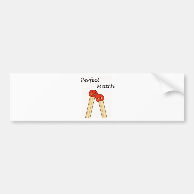 Adesivo Para Carro Fósforo perfeito (Frente)