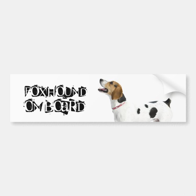 Adesivo Para Carro Foxhound a bordo (Frente)