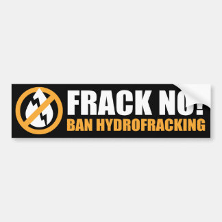Adesivo Para Carro Frack não! Proibição Hydrofracking