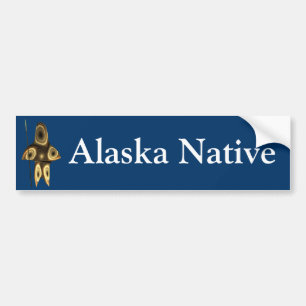 Adesivo Para Carro Fractal Inuit Hunter - Nativo do Alasca