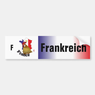 Adesivo Para Carro Frankreich - França Autoaufkleber