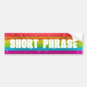 Adesivo Para Carro Frase Personalizada do Sinalizador Orgulho gay do