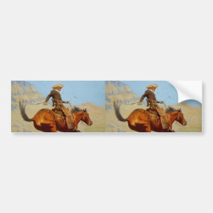 Adesivo Para Carro Frederic Remington's The Cowboy (1902)