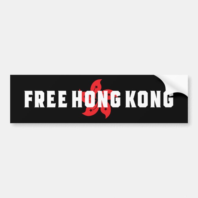 Adesivo Para Carro Free Hong Kong (Frente)