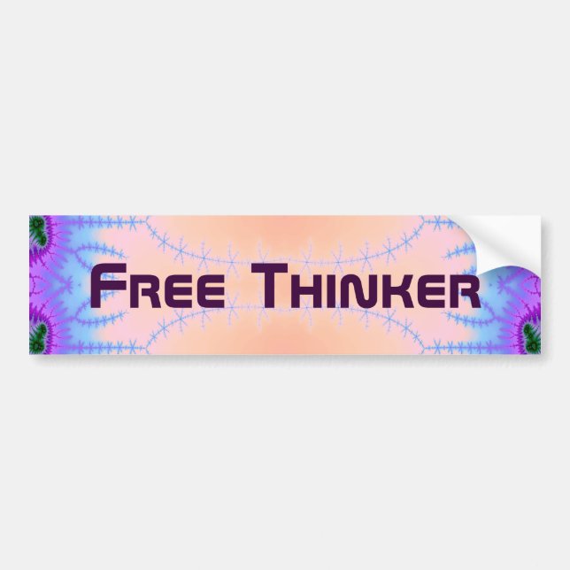 Adesivo Para Carro Free Thinker 9 (Frente)