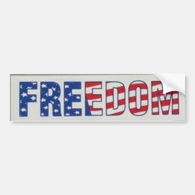 Adesivo Para Carro Freedom_Bumper (Frente)