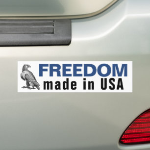 Adesivo Para Carro Freedom USA - Eagle Bumper Sticker