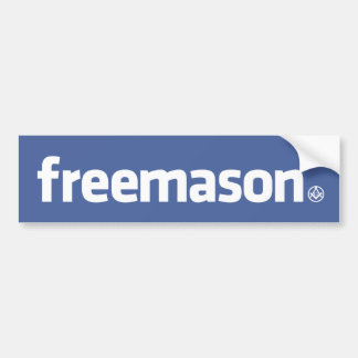 Adesivo Para Carro Freemason, logotipo do estilo de Facebook com S&C