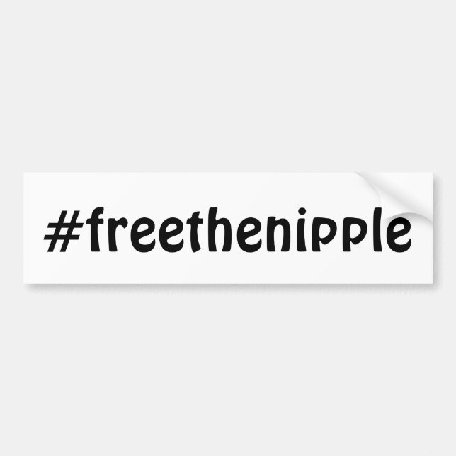 Adesivo Para Carro #freethenipple (Frente)