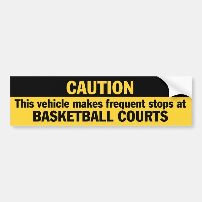Adesivo Para Carro Freqüente paradas (o basquetebol) (Frente)