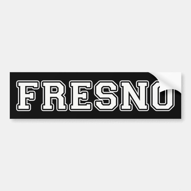 Adesivo Para Carro Fresno California (Frente)