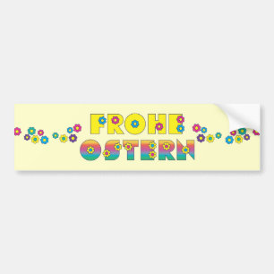 Adesivo Para Carro Frohe Ostern