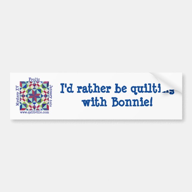 Adesivo Para Carro Frolic Bumper sticker (Frente)