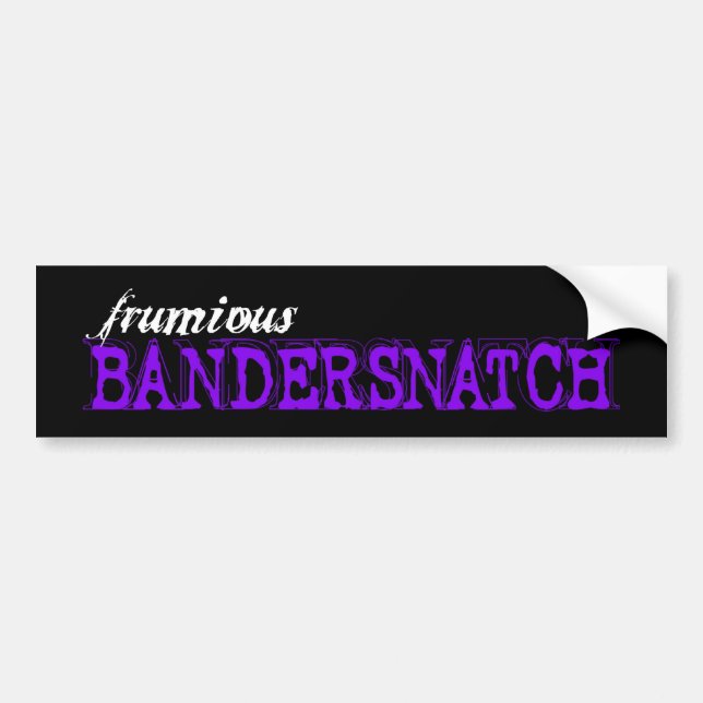 Adesivo Para Carro Frumious Bandersnatch - autocolante no vidro (Frente)