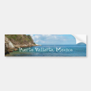 Adesivo Para Carro Fugitivo obscuro da praia; Puerto Vallarta, Méxic