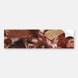 Adesivo Para Carro Fuja De Chocolate De Cereja Em Uma Placa