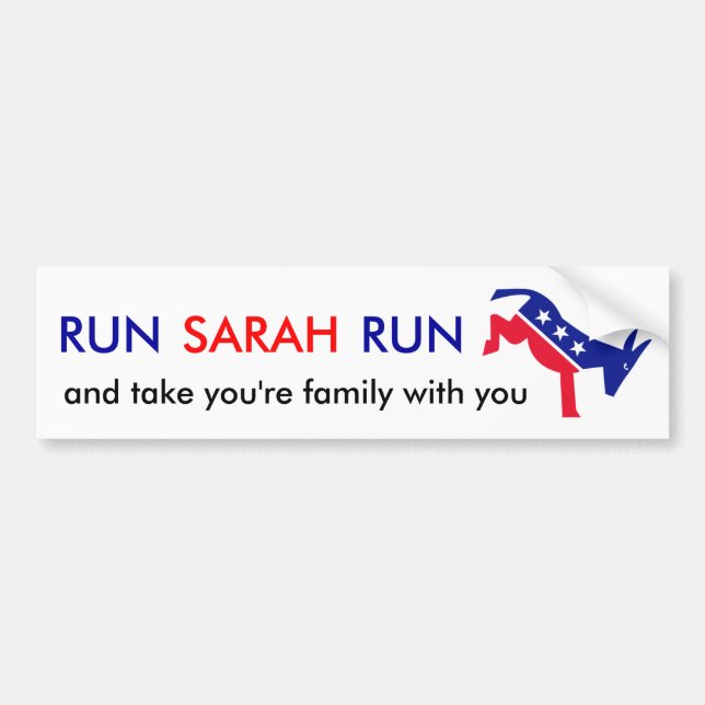 Adesivo Para Carro Funcione o funcionamento de Sarah (Frente)