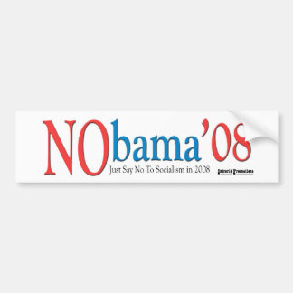 Adesivo Para Carro Fundo do branco de NObama