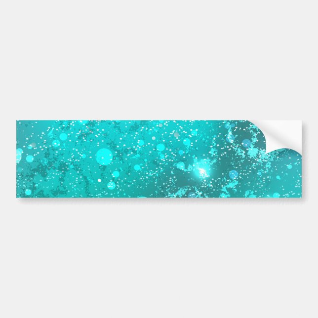 Adesivo Para Carro Fundo do Mint Turquoise Foil (Frente)