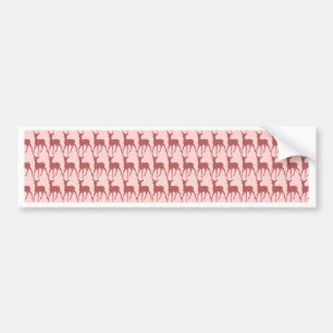 Adesivo Para Carro Fundo do padrão de veados de salmão