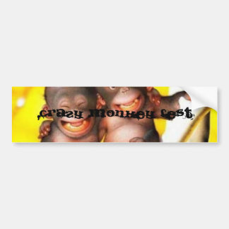 Adesivo Para Carro funny%20monkey, Fest louco do macaco