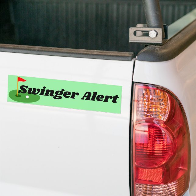 Adesivo Para Carro Funny Golf Swinger Sticker (No caminhão)