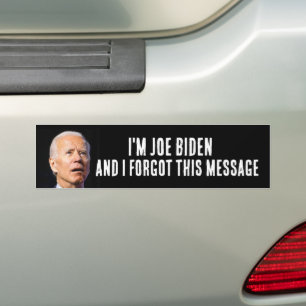 ADESIVO PARA CARRO FUNNY JOE BIDEN